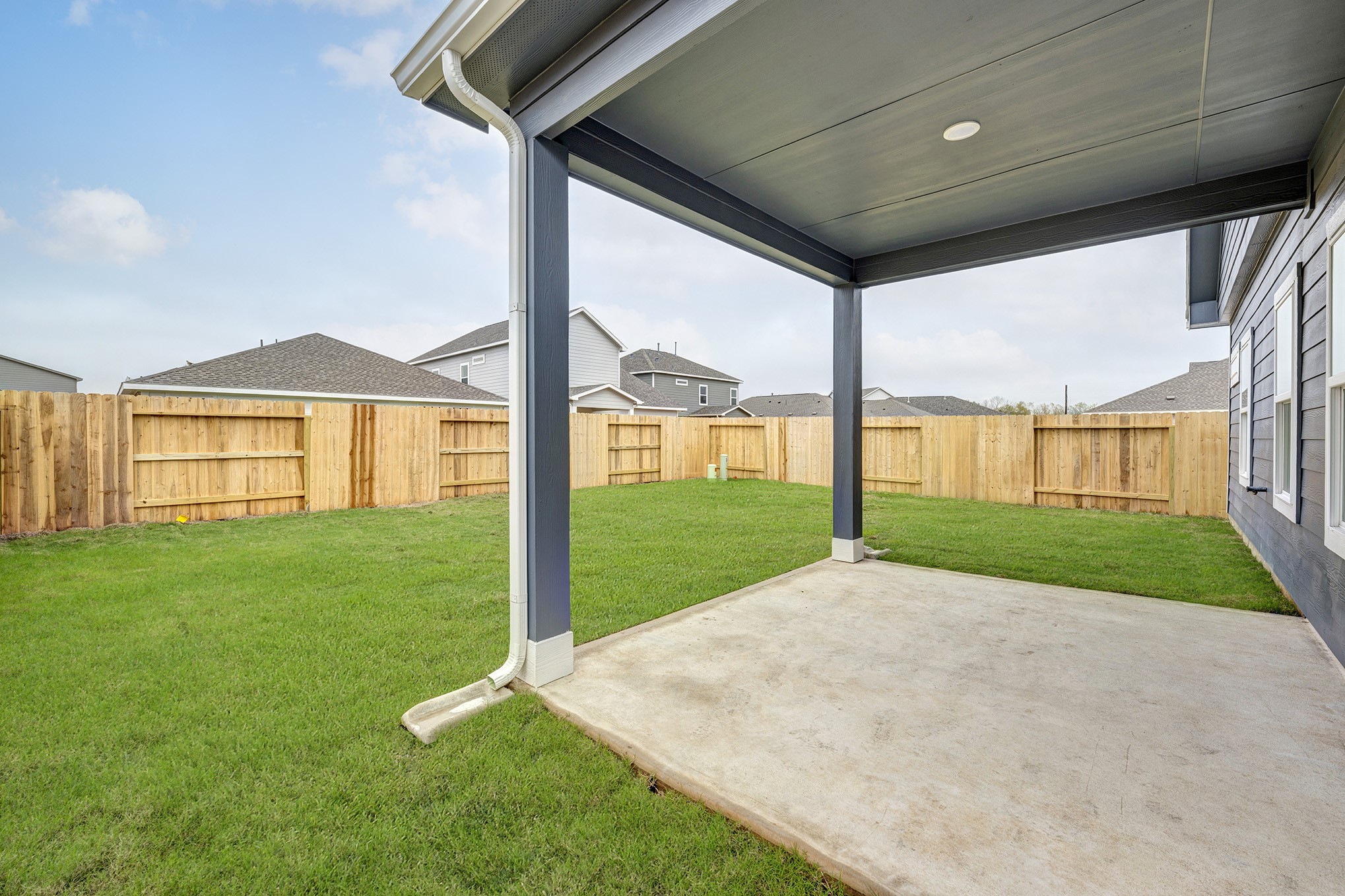 The Piedmont- Rear Covered Patio