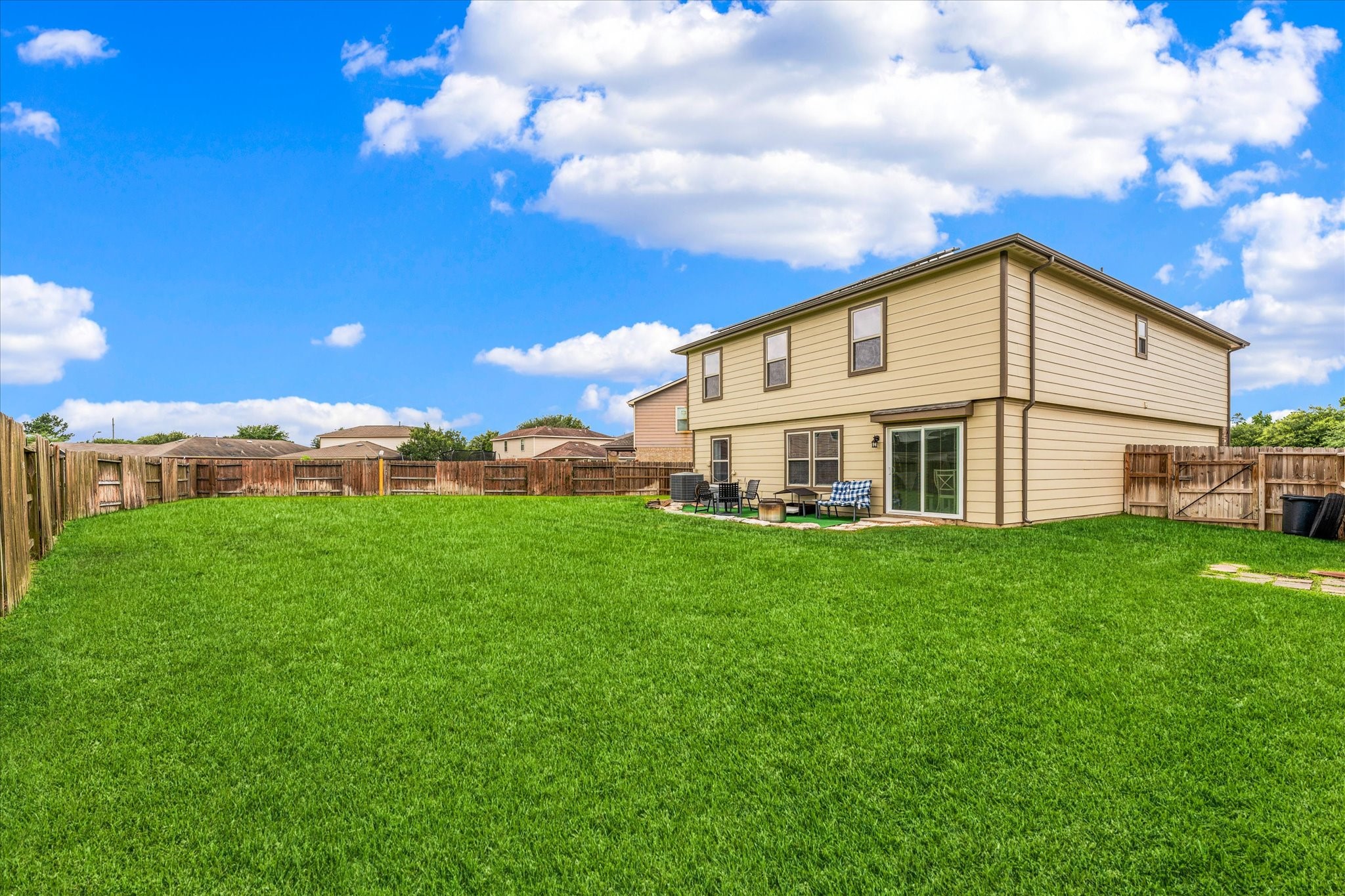 Backyard view