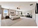 Primary suite virtually staged