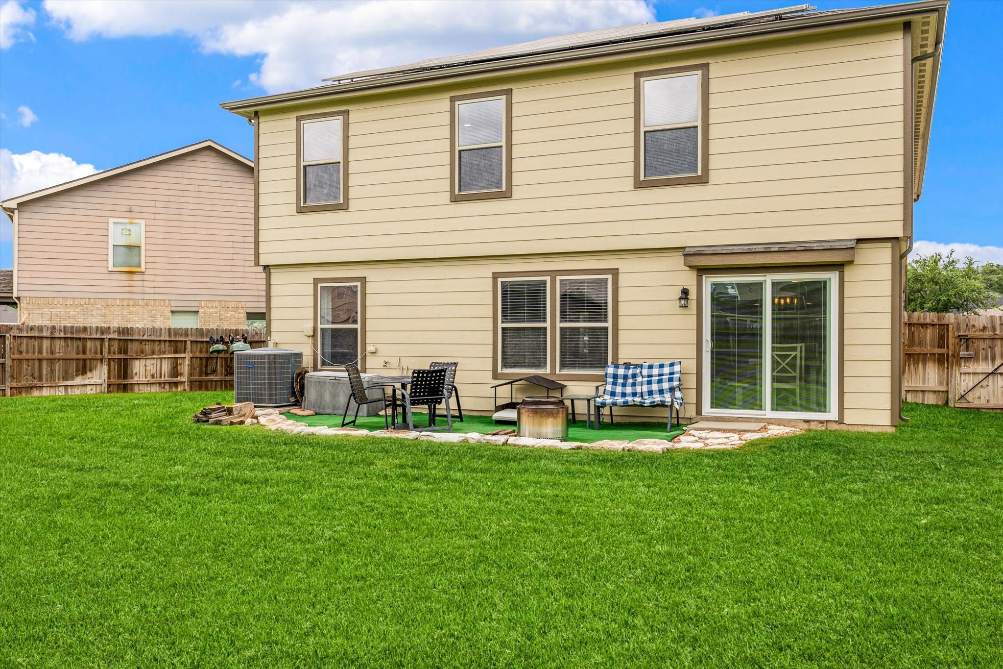 View of the back of the home