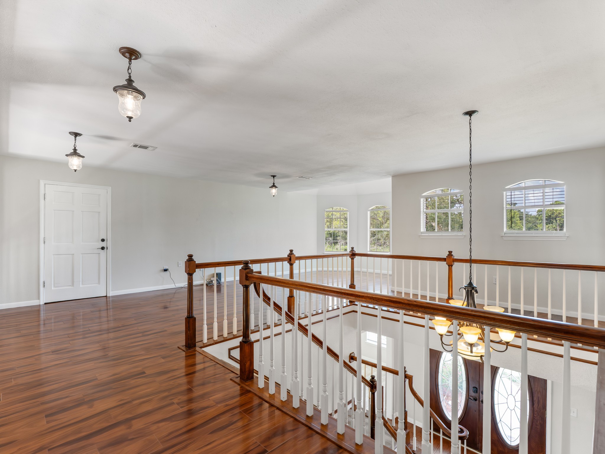upstairs catwalk