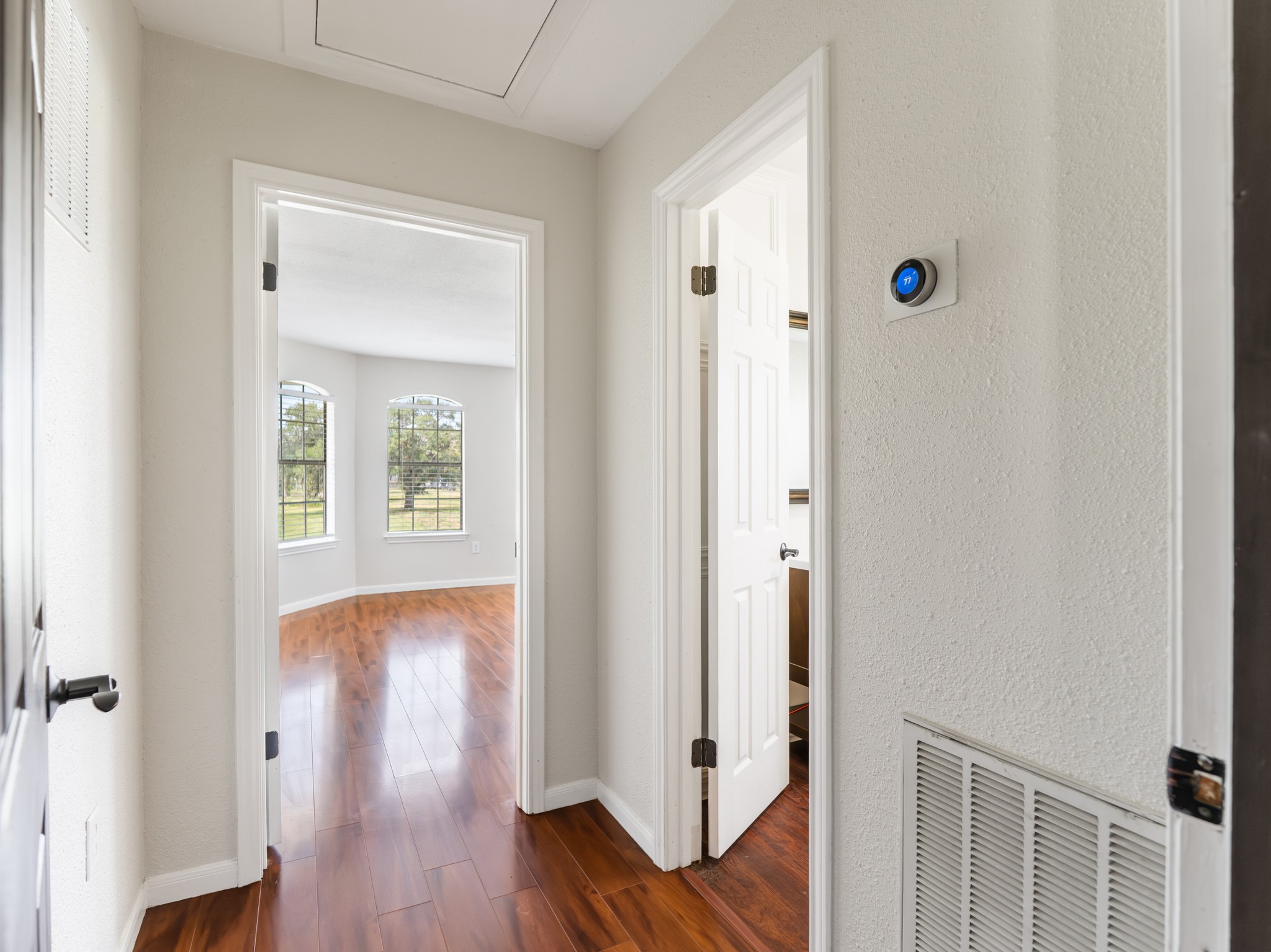 hall leading to secoondary bedrooms