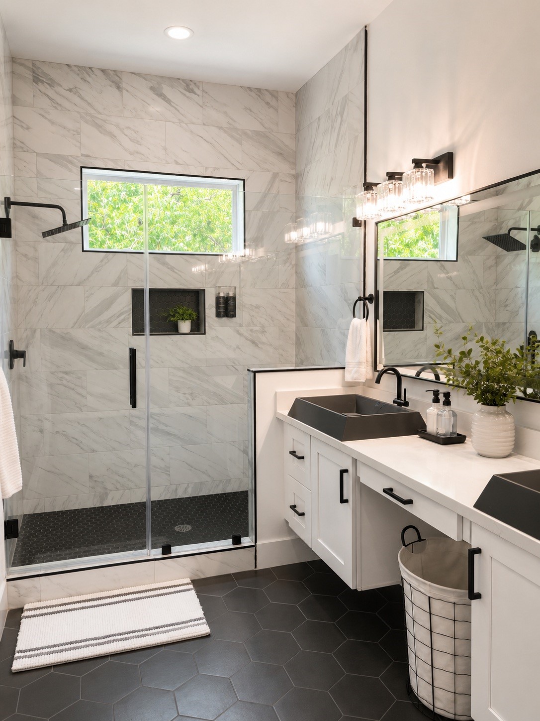 Primary Bath with double sinks