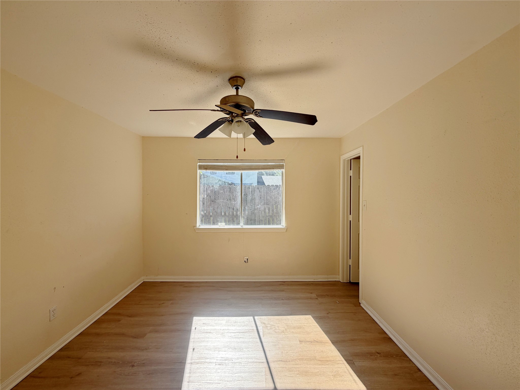 Bedroom - Window & Fan