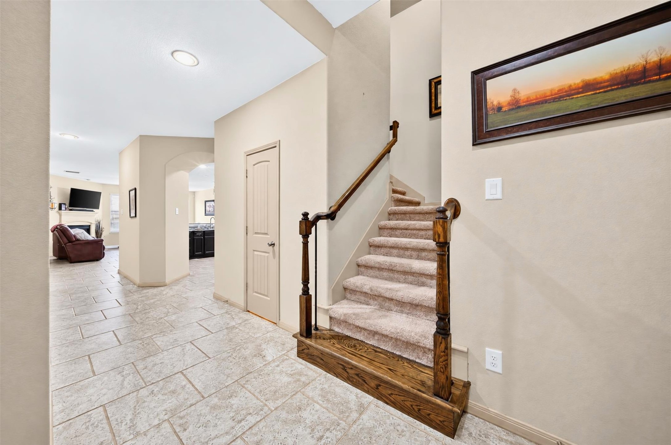 Front entry.