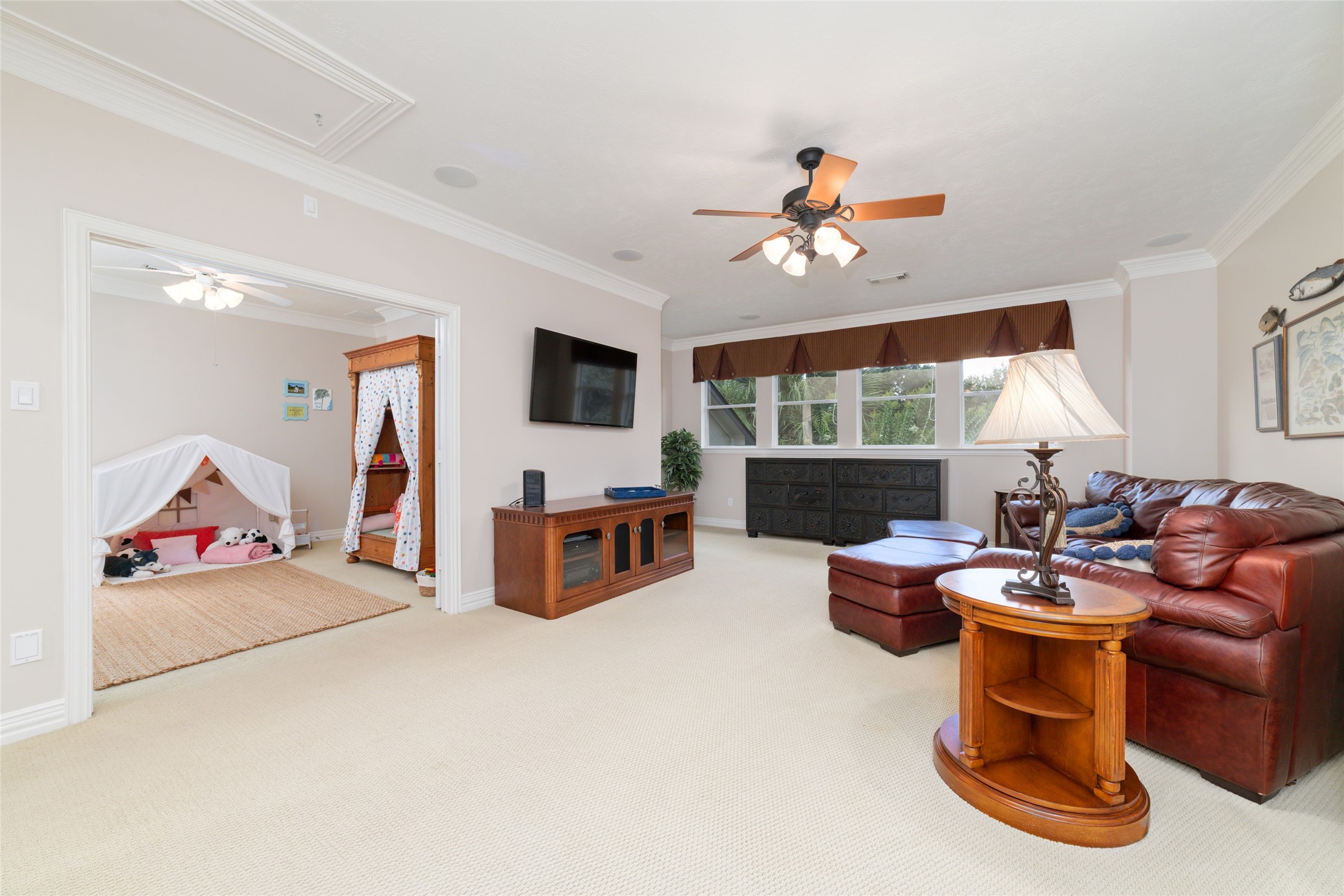 Flex room upstairs off of the game room