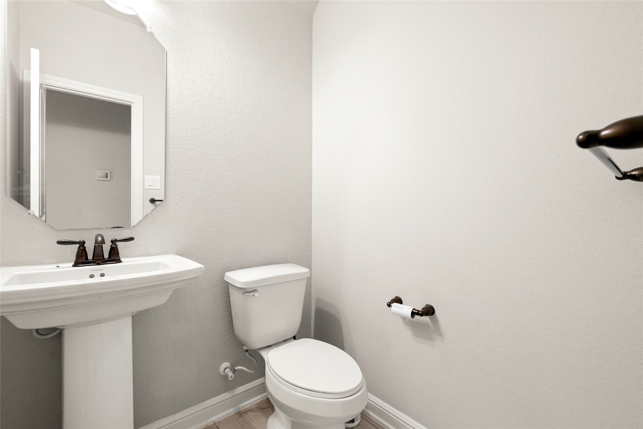 Convenient powder room