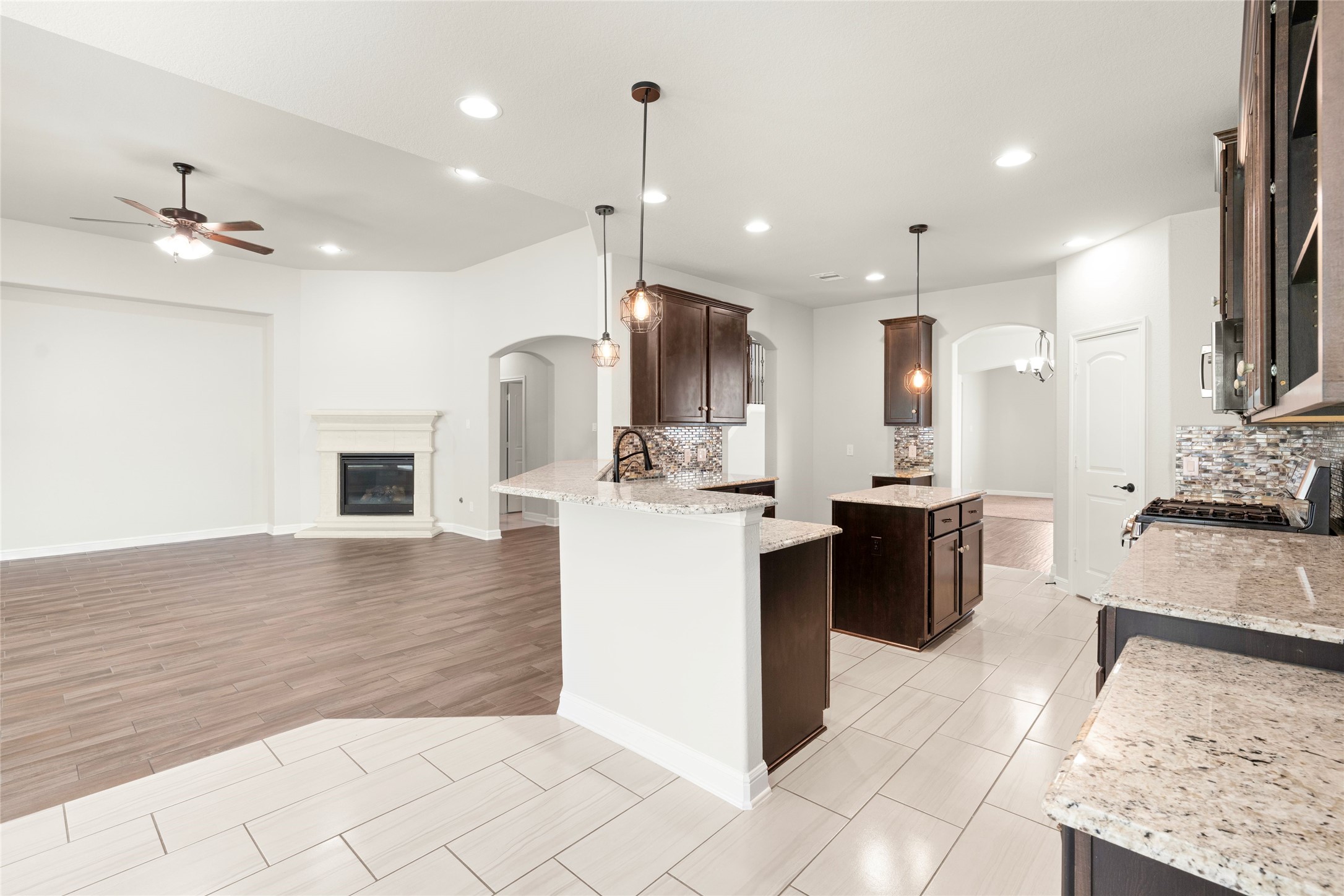 Chef's kitchen with abundant cabinetry