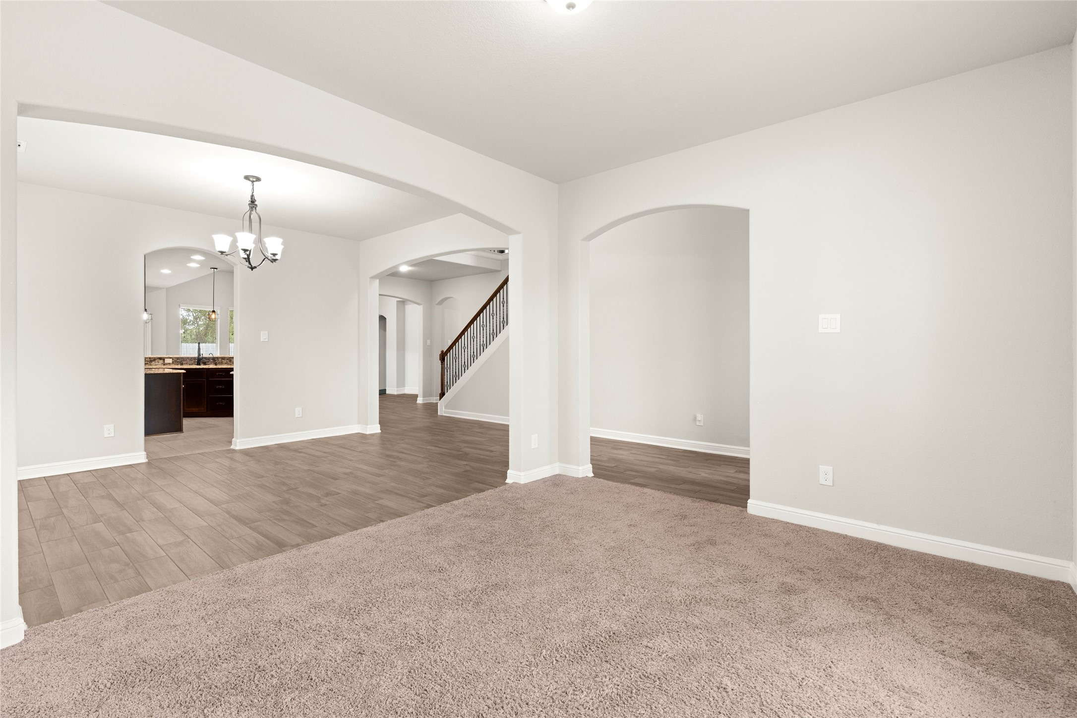 Bright open-concept secondary living area Bright open-concept secondary living area