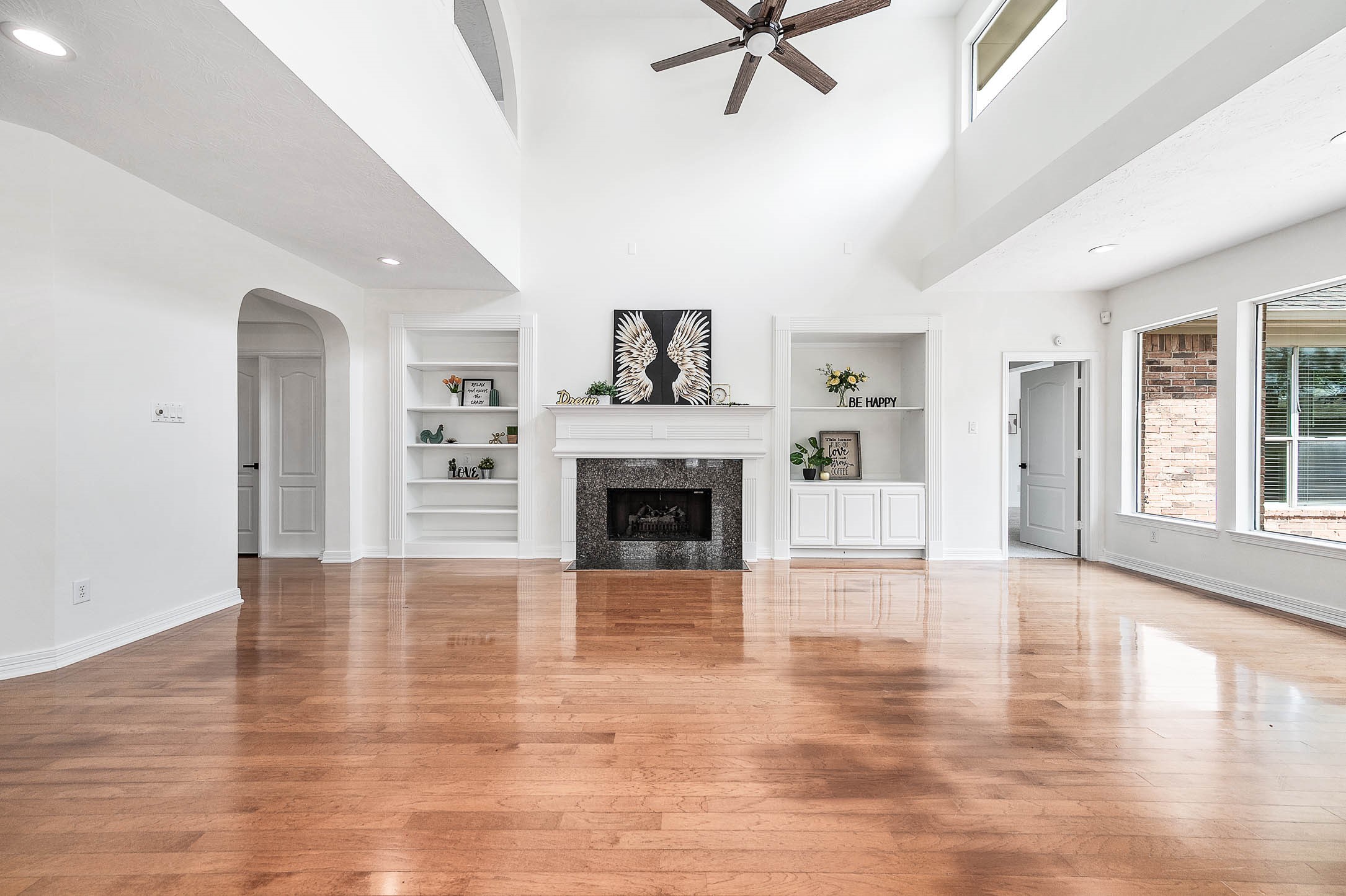 secondary staircase for easy access