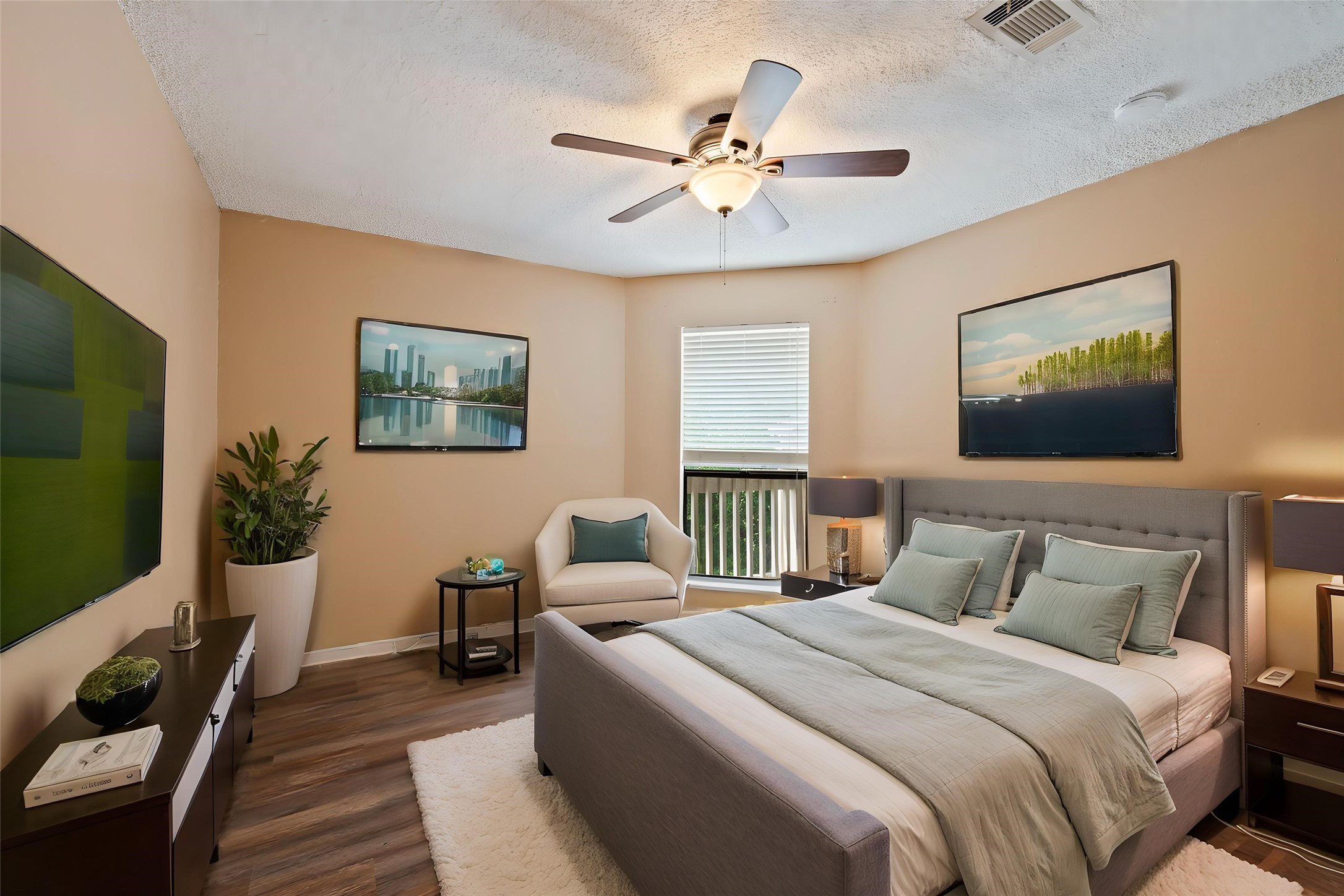 Secondary Bedroom with Ai staged furniture