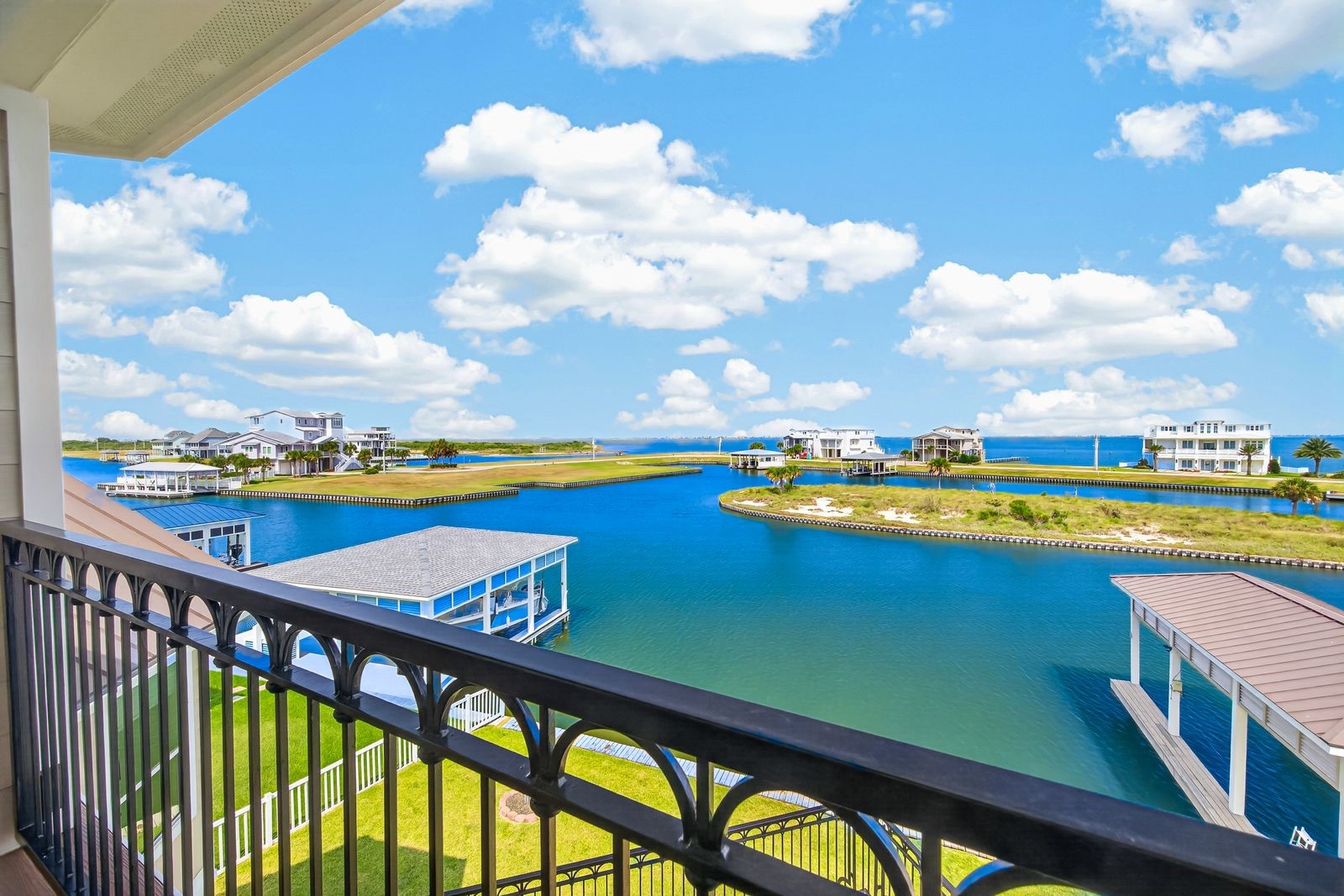 Experience breathtaking West Bay views directly from your back patio, offering a serene and picturesque waterfront escape.