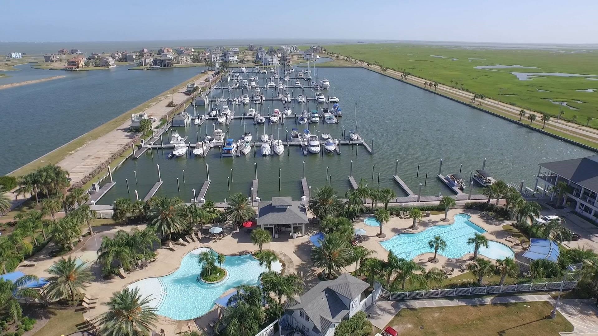 Embrace the ultimate coastal lifestyle at Harborwalk, ideally located just 42 miles from downtown Houston, 28 miles from the Beltway, and moments from the charm of Galveston Island.  Luxury marina and yacht club, boat launch, bait shop, and ships store. Yacht Club Memberships available to the public. Venue for fishing tournaments and boating events.
