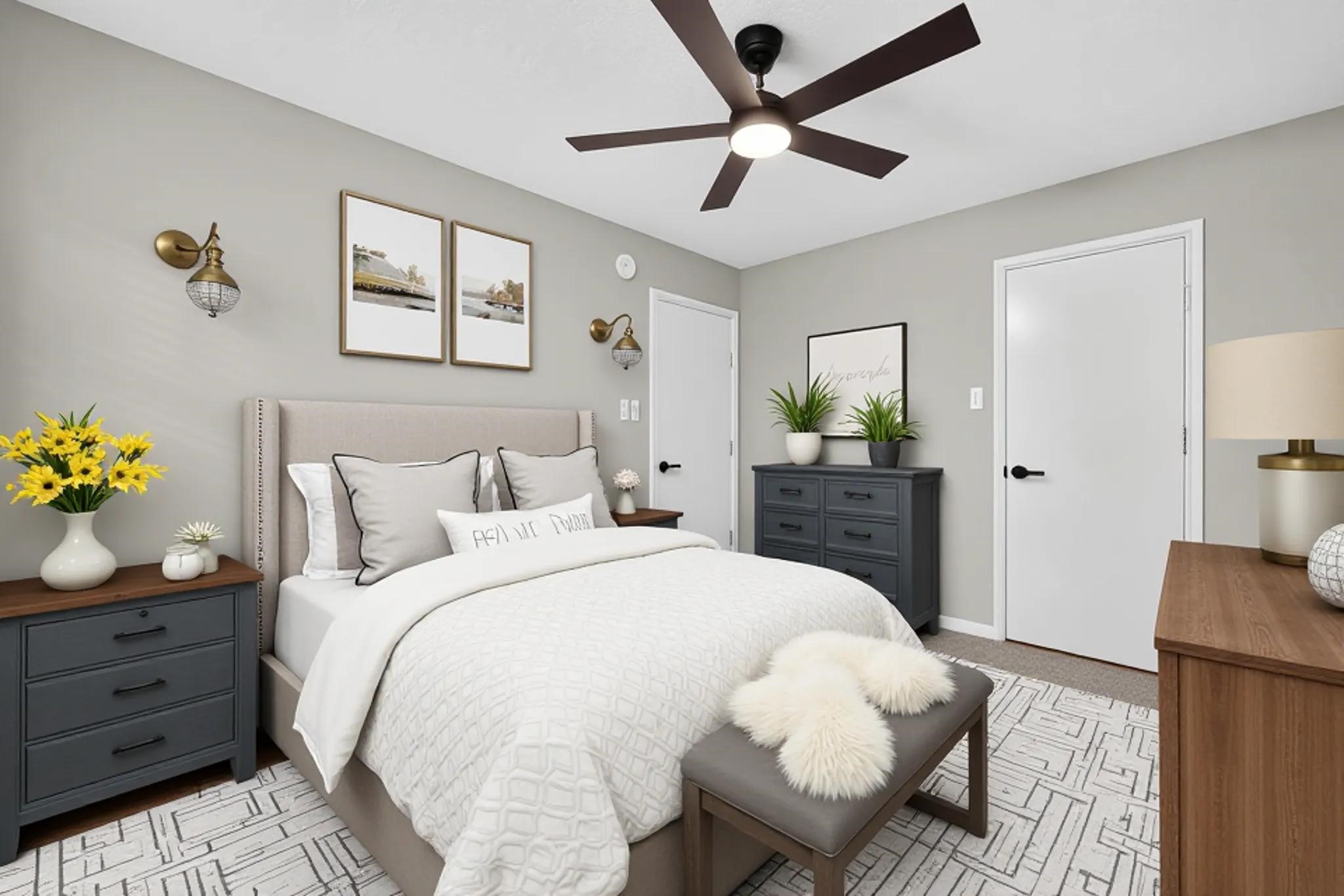 Virtually staging