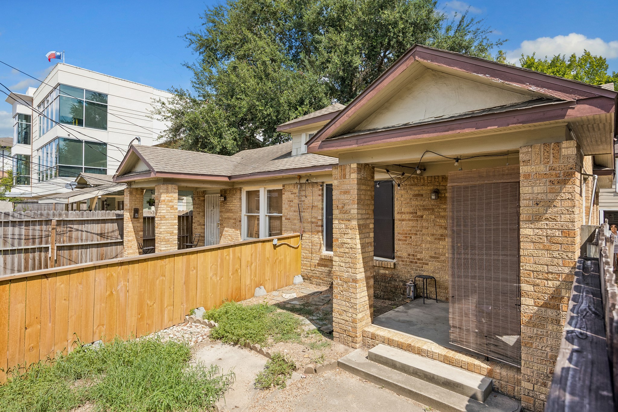 Another view of the duplex.