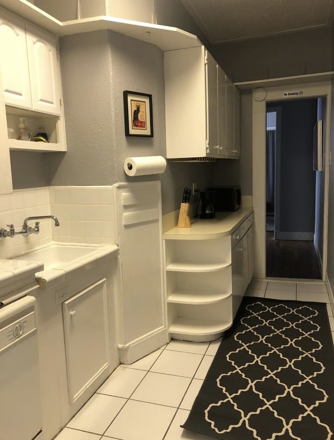 Kitchen in duplex Unit 1.