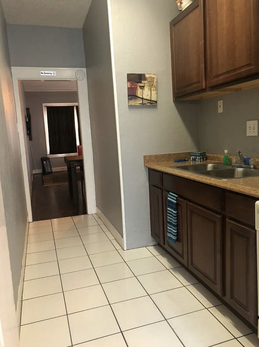 Kitchen in duplex Unit 2.