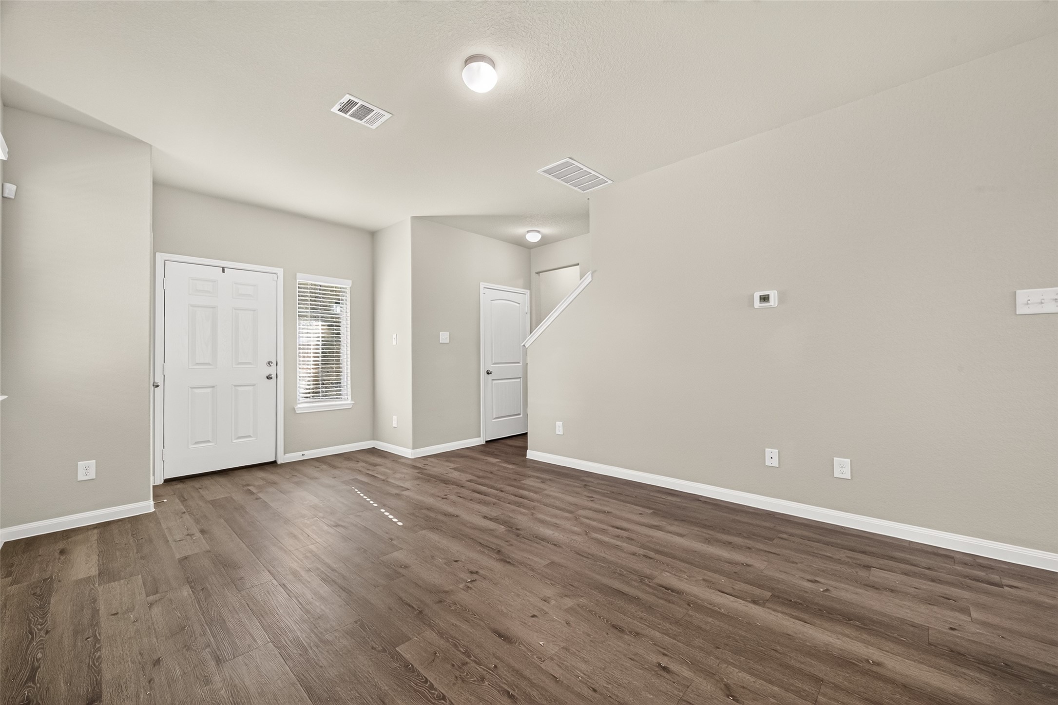 View looking toward the front entry.