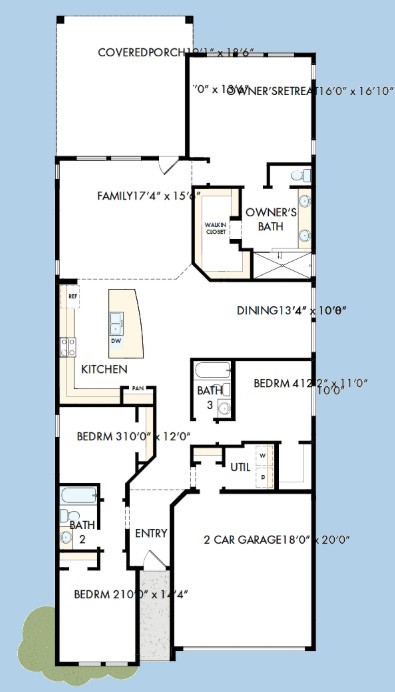 The success of a floor plan is the way you can move through itYoull be amazed at how well this home livesWe call it traffic patterns.