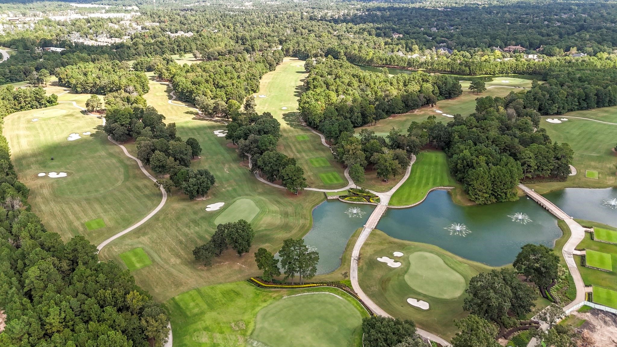 Woodforest Golf Club is private and focuses on providing members with the best 27-hole golf course in the greater Houston area. In addition to the course, our members enjoy access to 500,000 square feet of hitting and chipping areas, our state-of-the-art Training Center, and the acclaimed Woodforest Grille. All other amenities are included but a gold membership is separate and only a golf cart ride away from home!