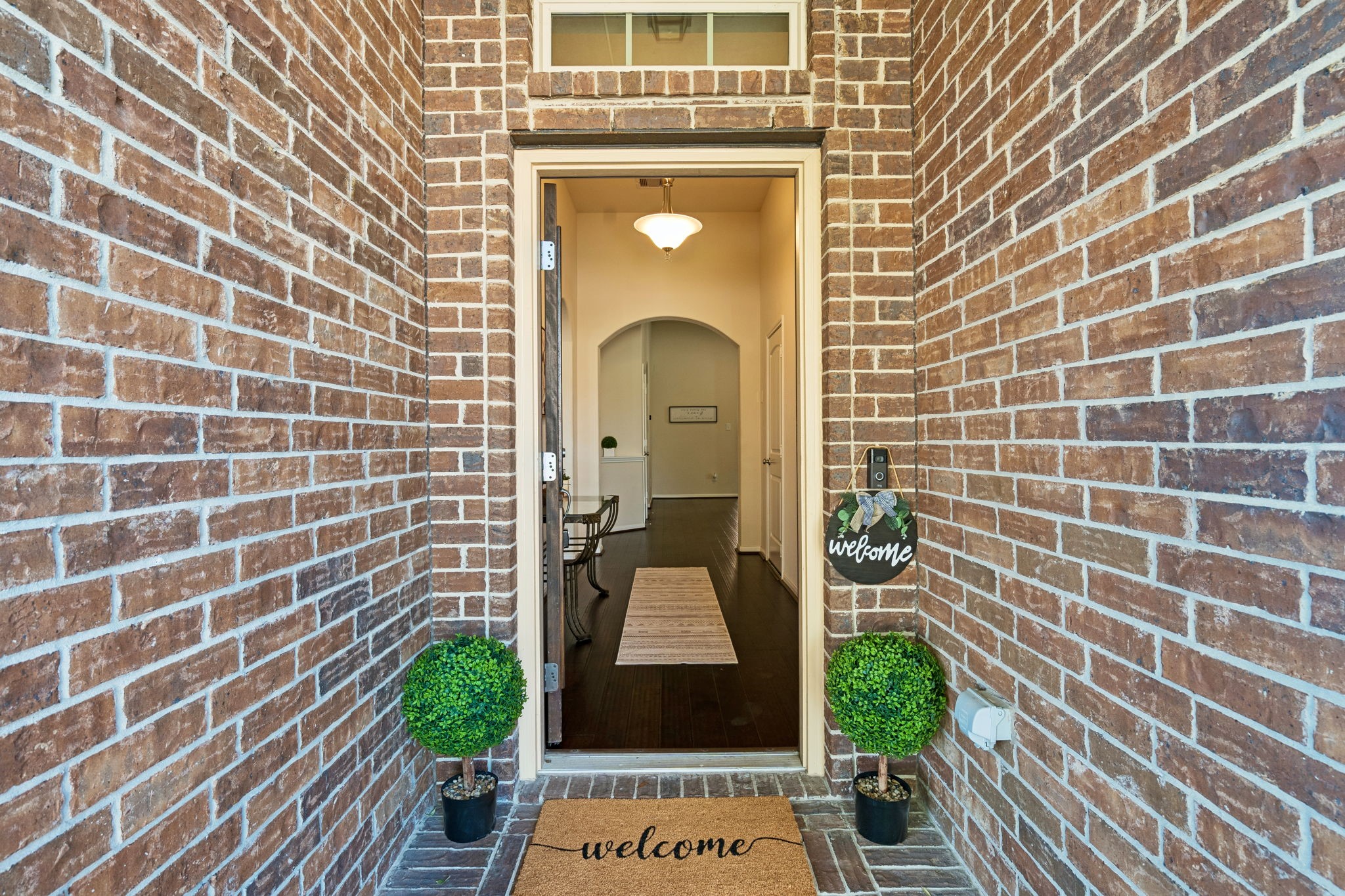 Long entryway into your new home that feels like luxury!