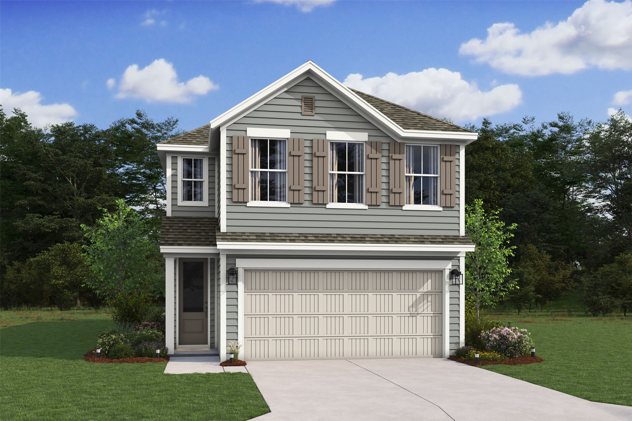 Charming San Antonio home design by K. Hovnanian Homes with elevation RB in beautiful Leon. (*Artist rendering used for illustration purposes only.) Charming San Antonio home design by K. Hovnanian Homes with elevation RB in beautiful Leon. (*Artist rendering used for illustration purposes only.)