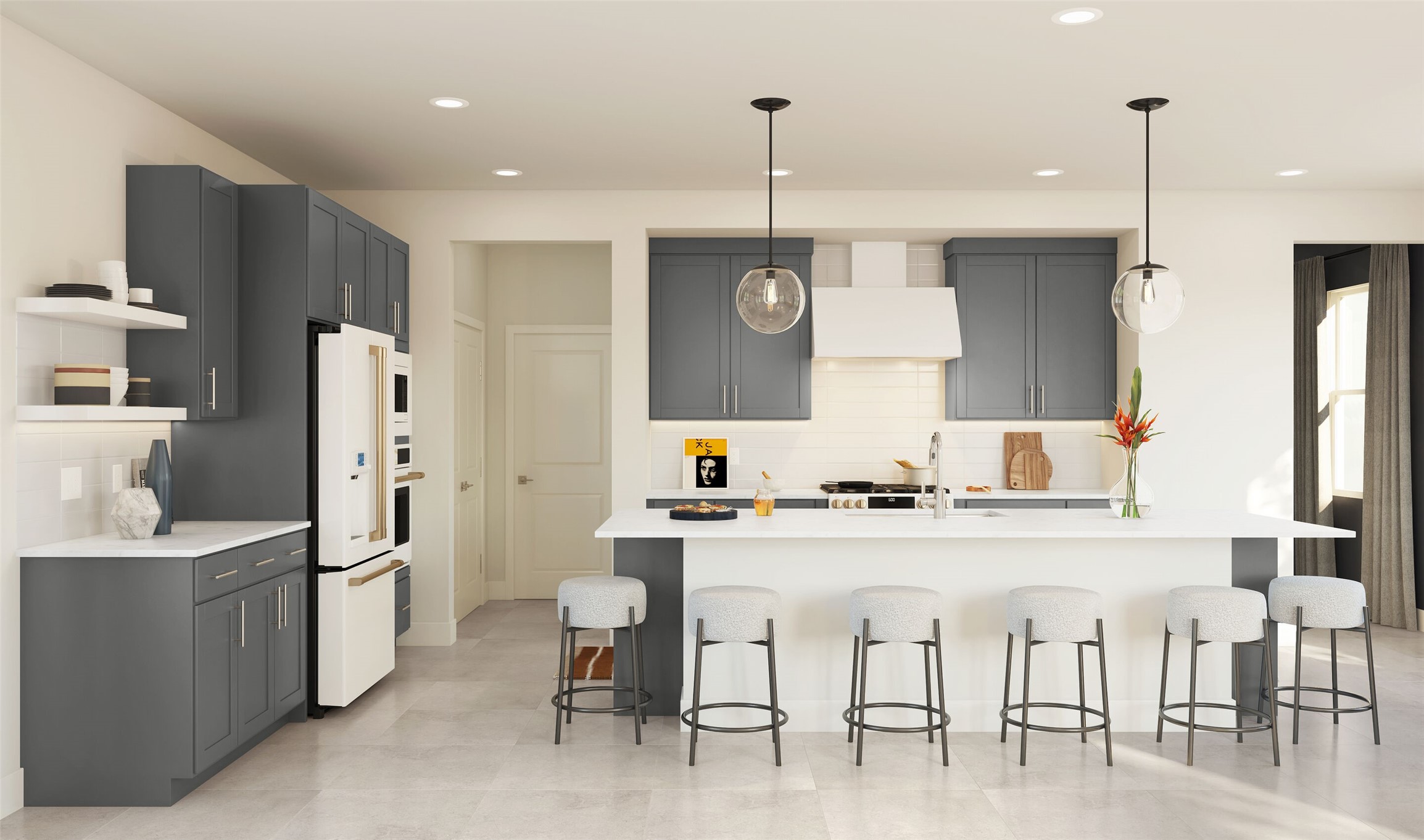 Gourmet island kitchen (*Artist rendering used for illustration purposes only. Colors/finishes may differ from the ones currently selected in the home.) Gourmet island kitchen (*Artist rendering used for illustration purposes only. Colors/finishes may differ from the ones currently selected in the home.)