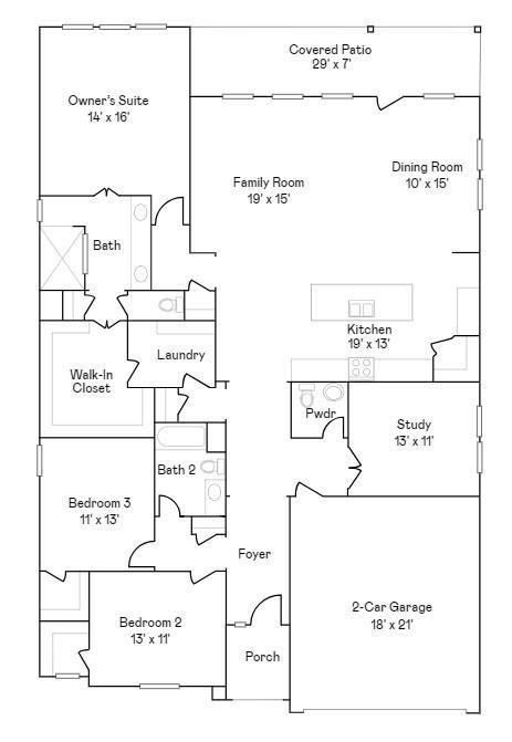 Builder Floor Plan