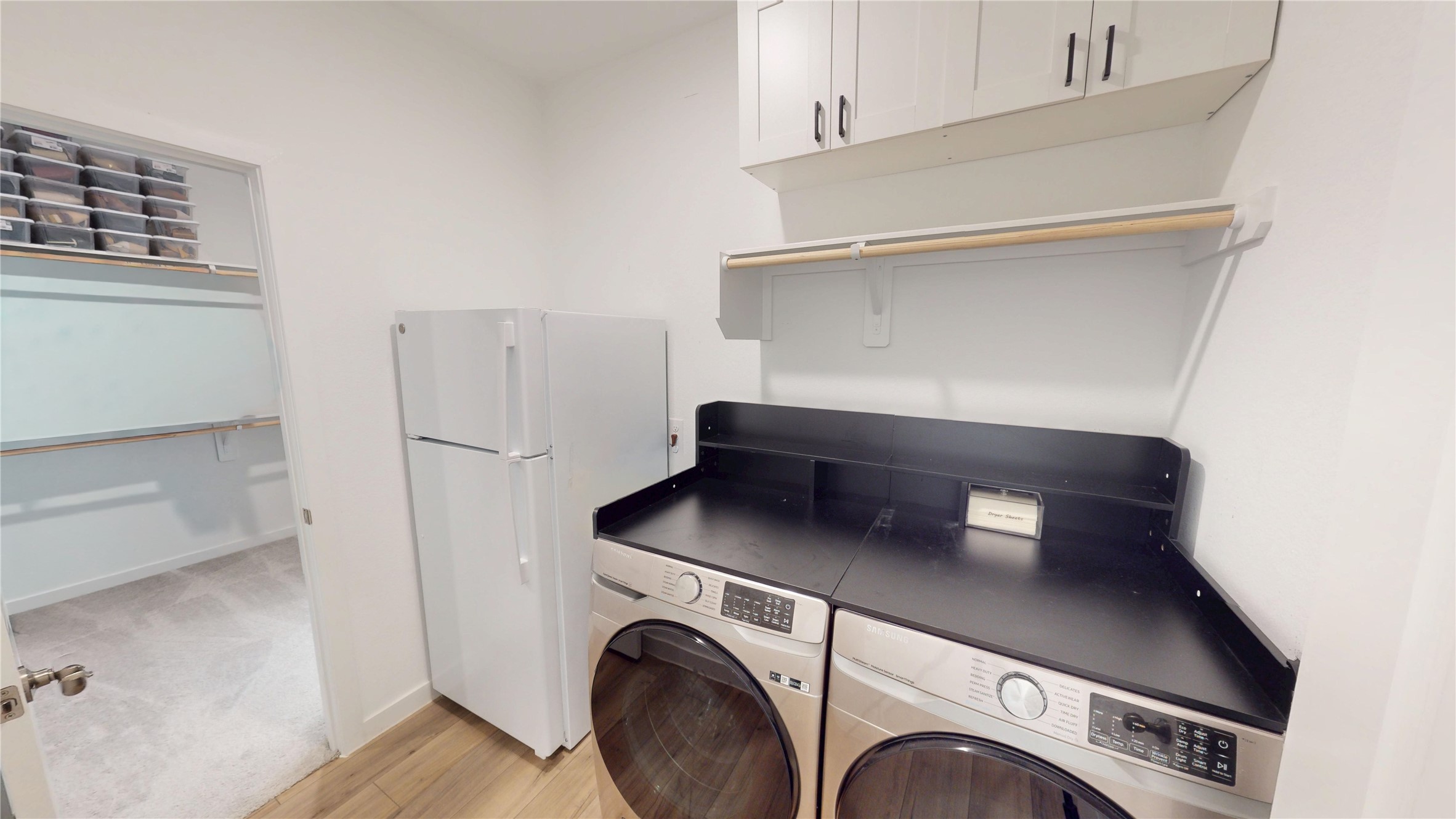 Laundry Room, Hallway entrance with secondary extract from the Owner's Suite