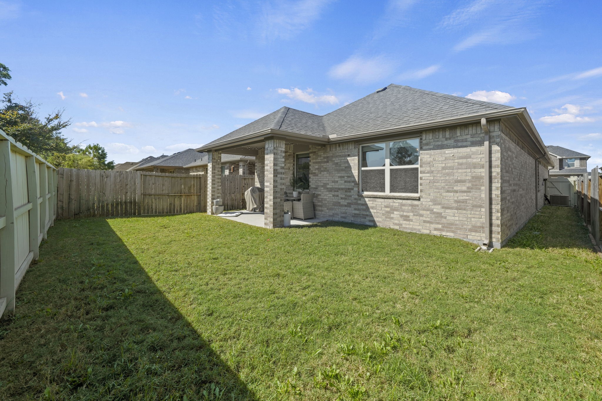 Enjoy your own backyard retreat with plenty of space for outdoor activities, entertaining, or simply soaking up the fresh air.