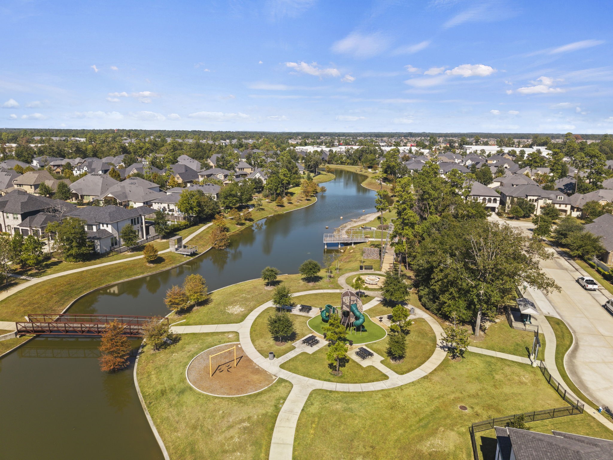 Multiple playgrounds throughout the gated community offer fun outdoor spaces for play, exploration, and making memories.