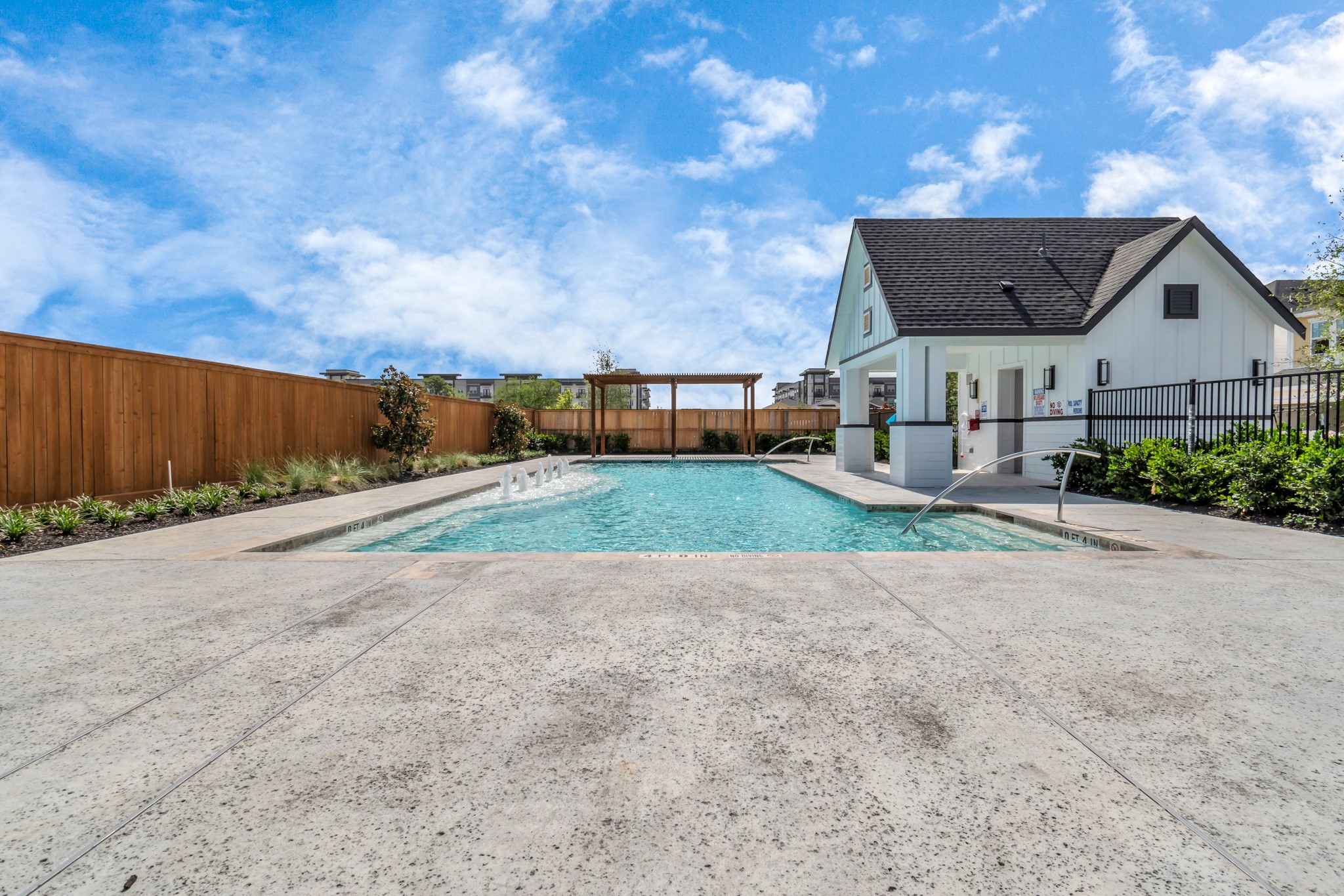 A Refreshing Resort-Style Pool Area, as well as a Quaint Dog Park.