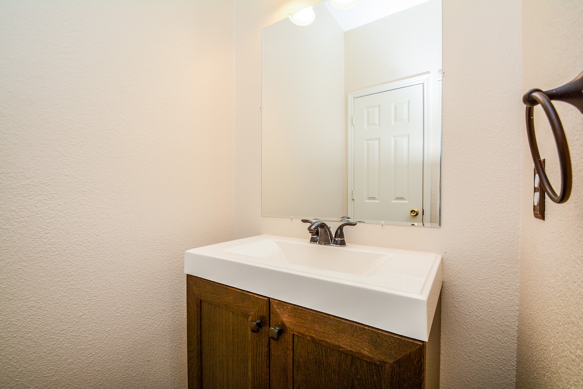 First floor half bath
