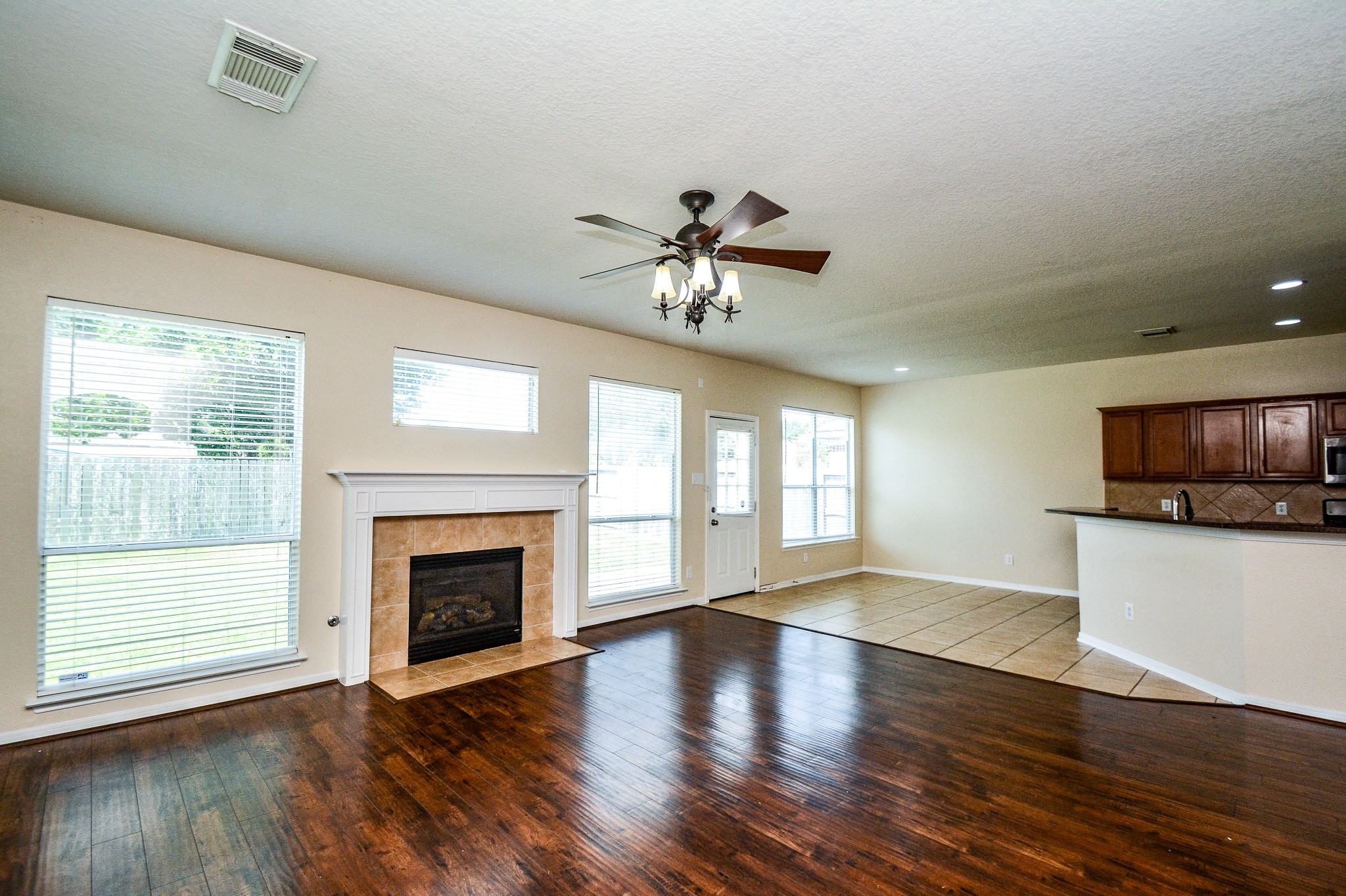 Another view of the family room, breakfast area and kitchen Another view of the family room, breakfast area and kitchen