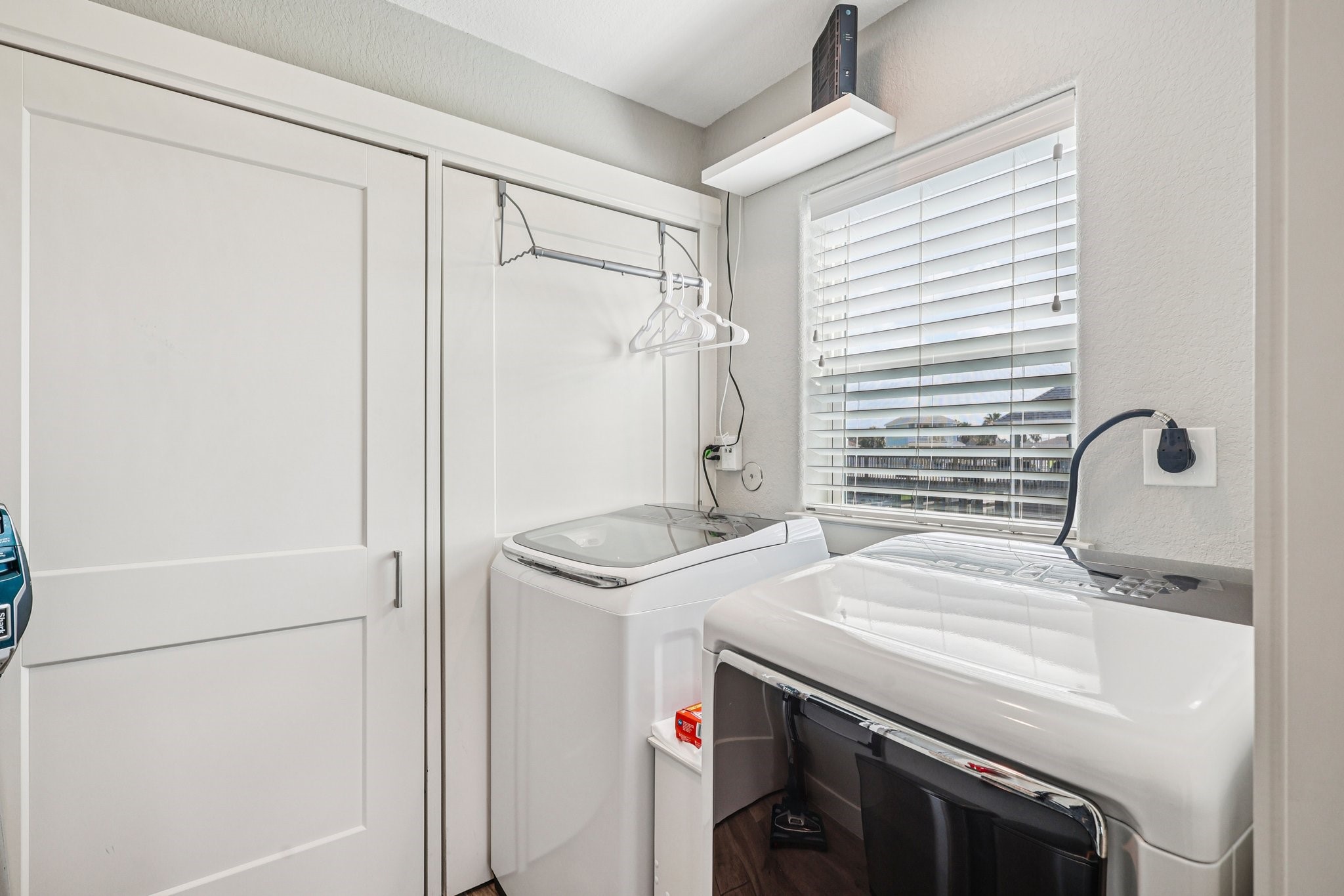 Large washroom located off
 kitchen.
