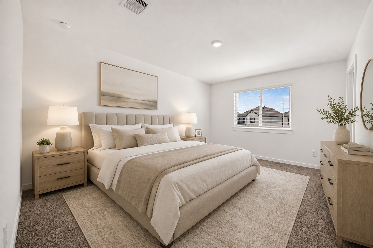 Secondary Bedroom Two- Image Virtually staged