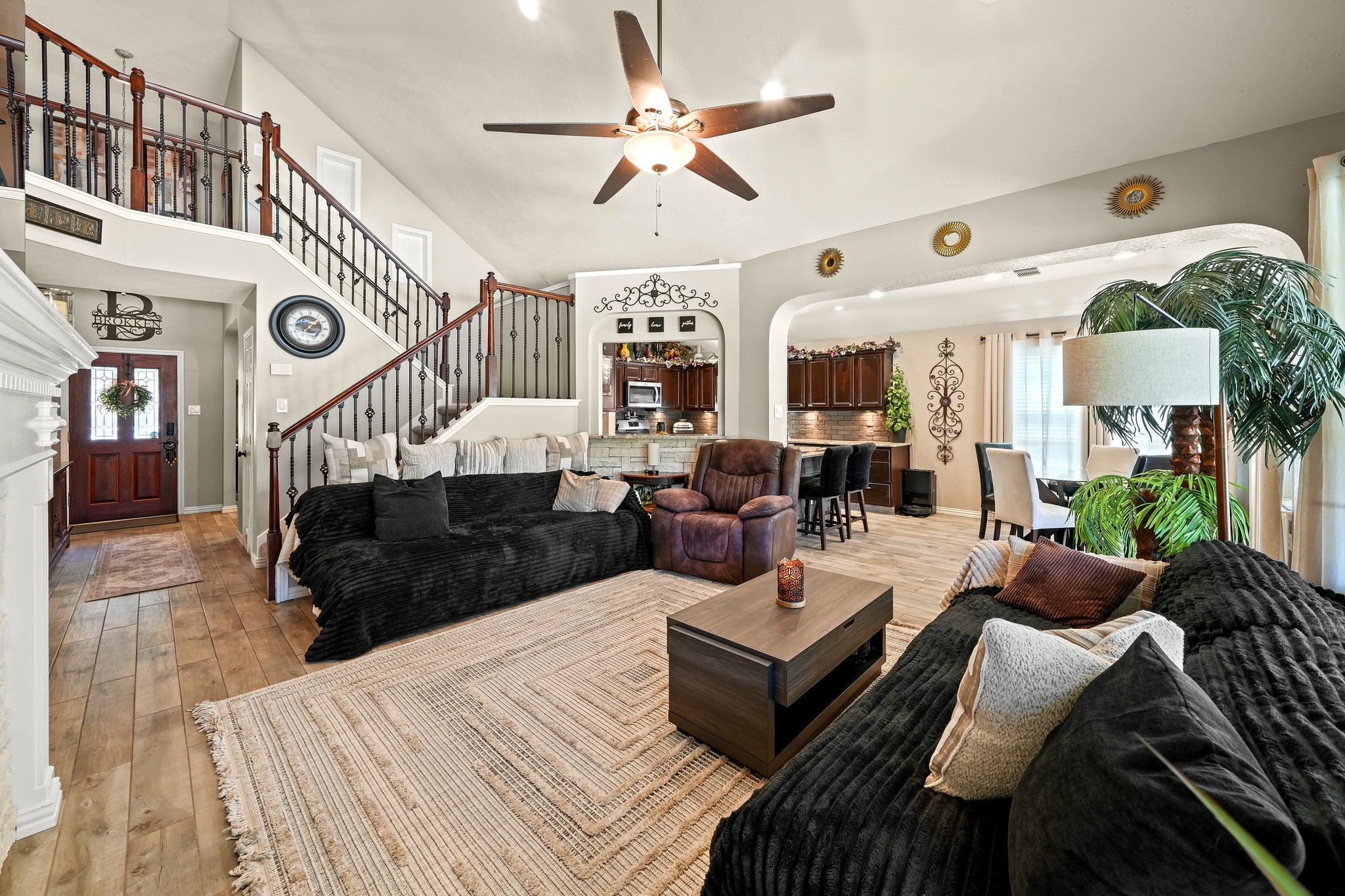 Expansive living area with open flow.