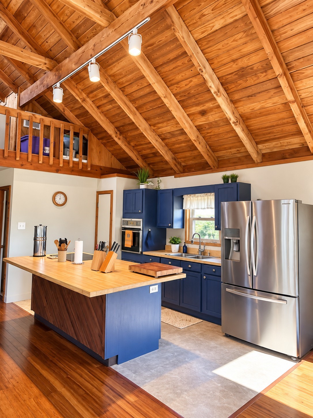 View of the kitchen from dining room