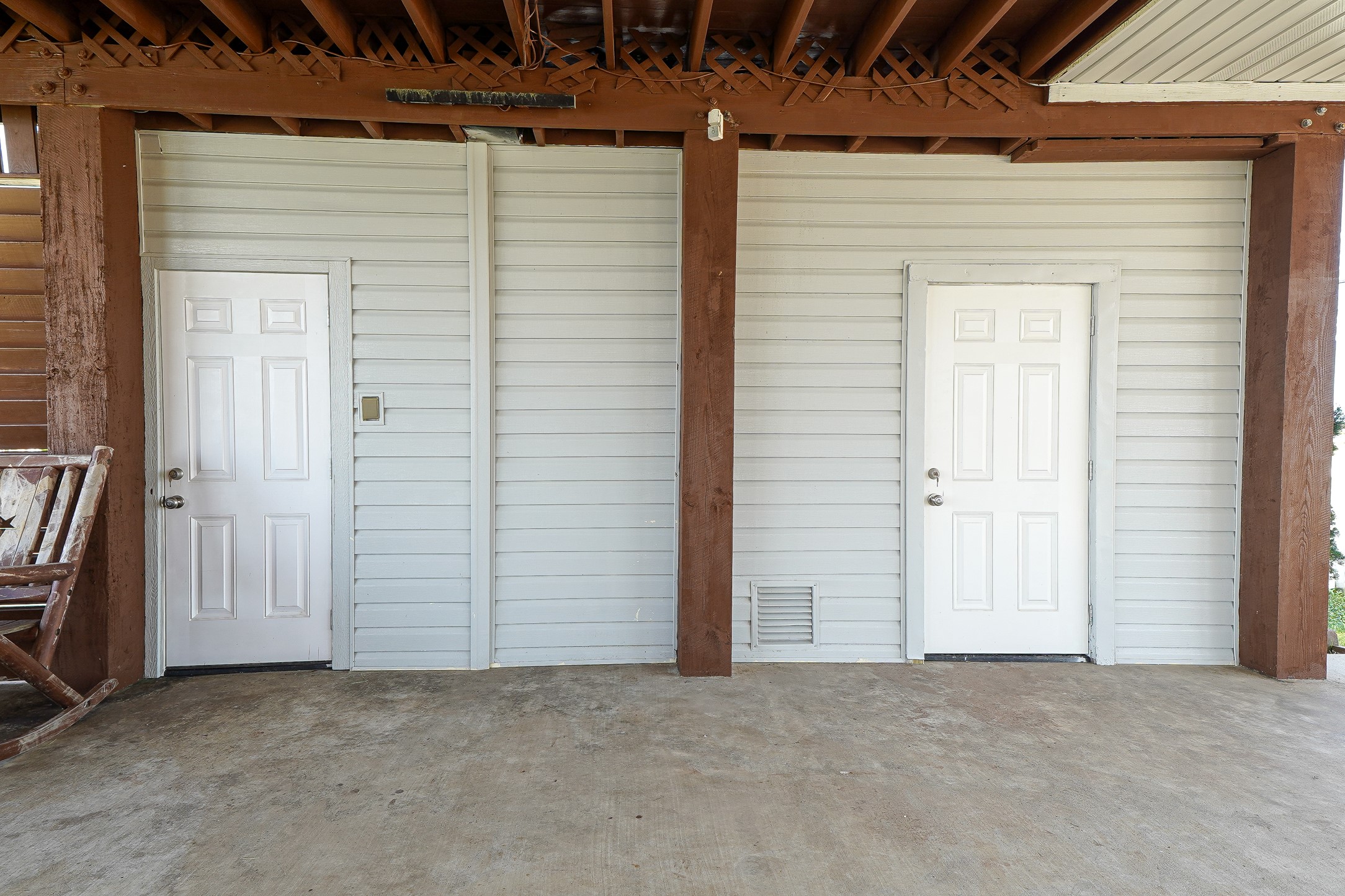 Downstairs Storage and Elevator Shaft