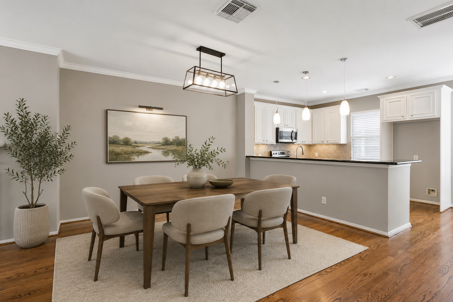 VIRTUALLY STAGED dining room VIRTUALLY STAGED dining room