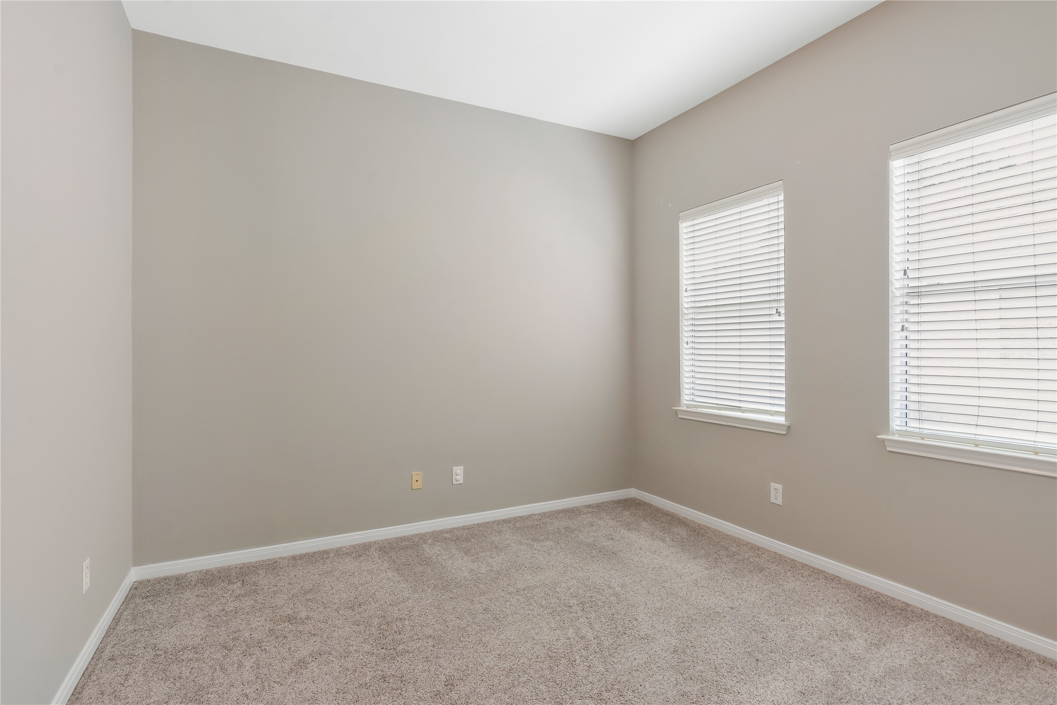 3rd level bedroom at rear of home