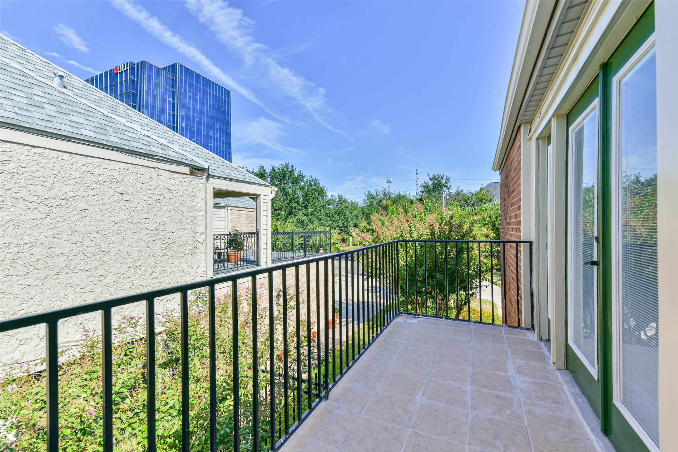 Views from the private balcony.