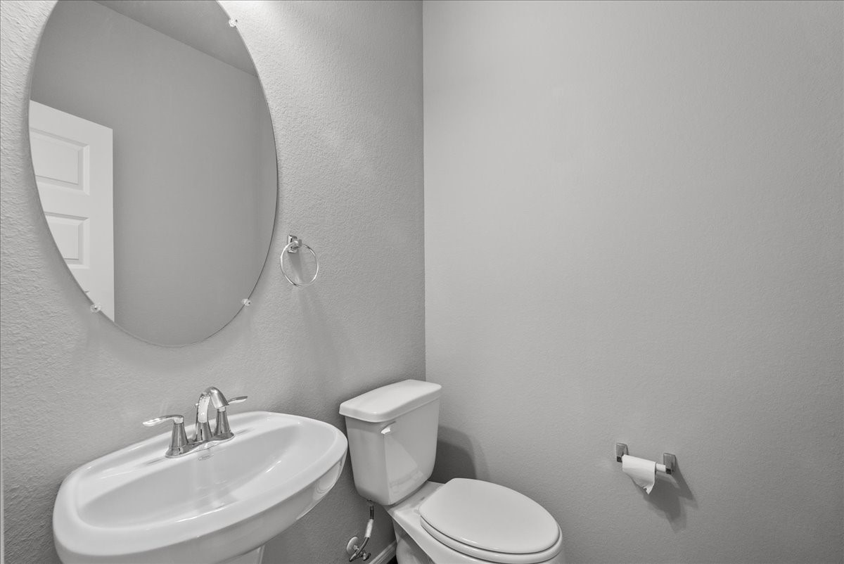 Downstairs half bath