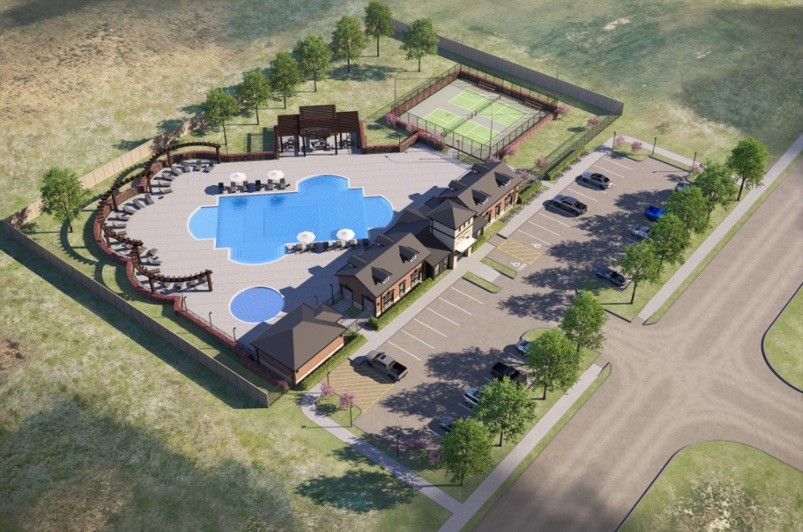 Sweetgrass Village Community Center (currently under construction). Sweetgrass Village Community Center (currently under construction).