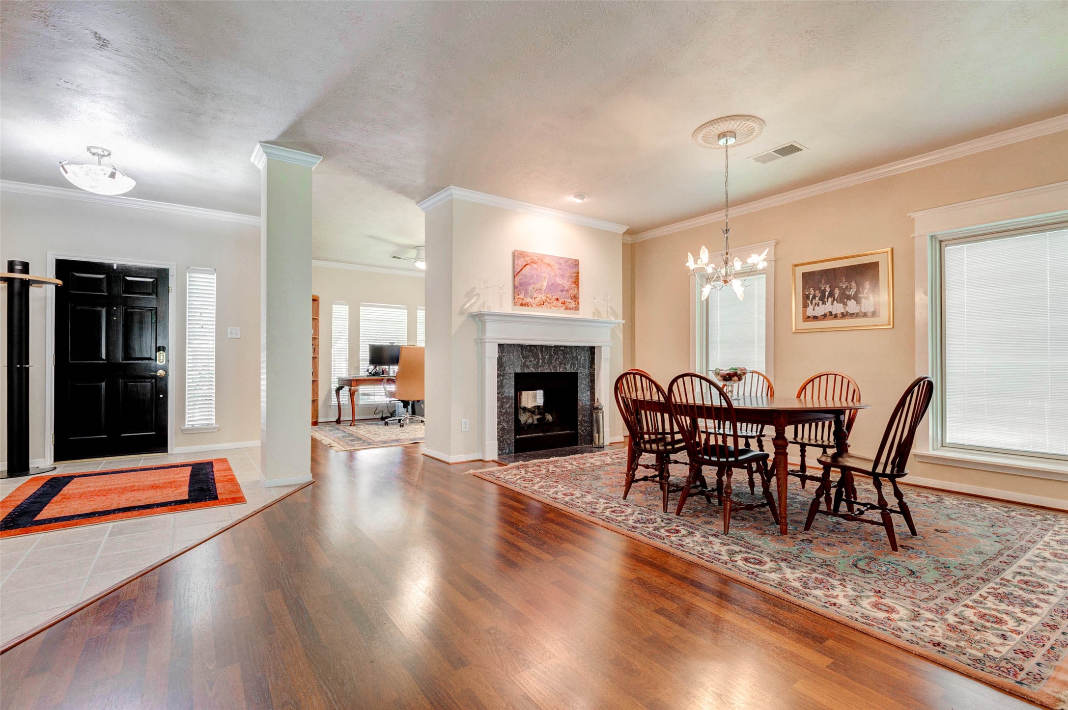Updated luxury vinyl flooring thoughout the house.