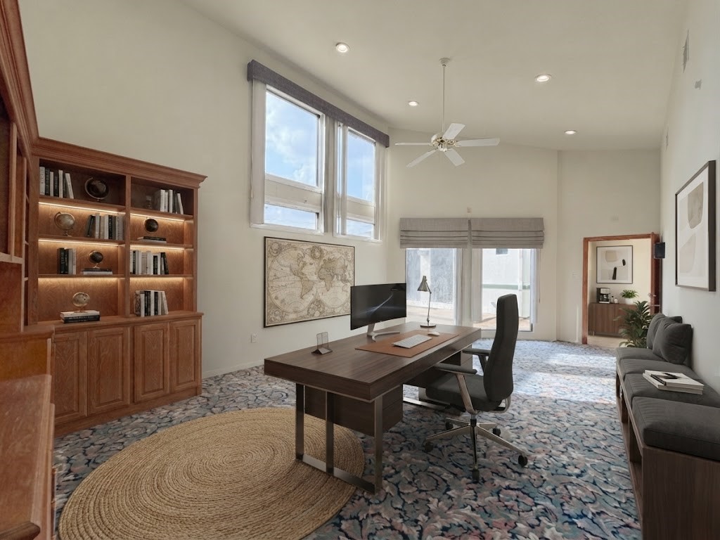 digital staged home office