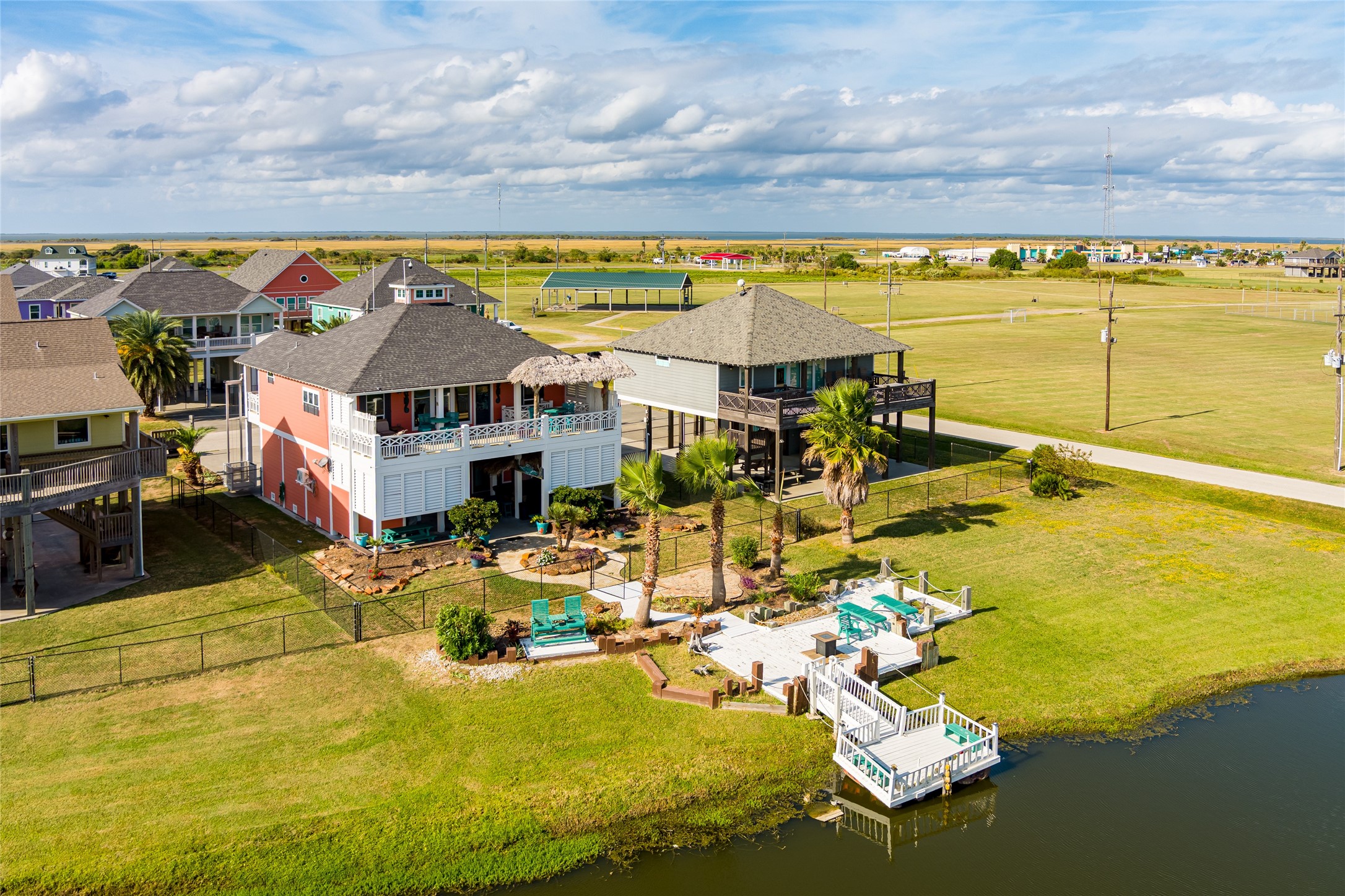 Amazing aerial view of Home with spacious entertaining area and yard