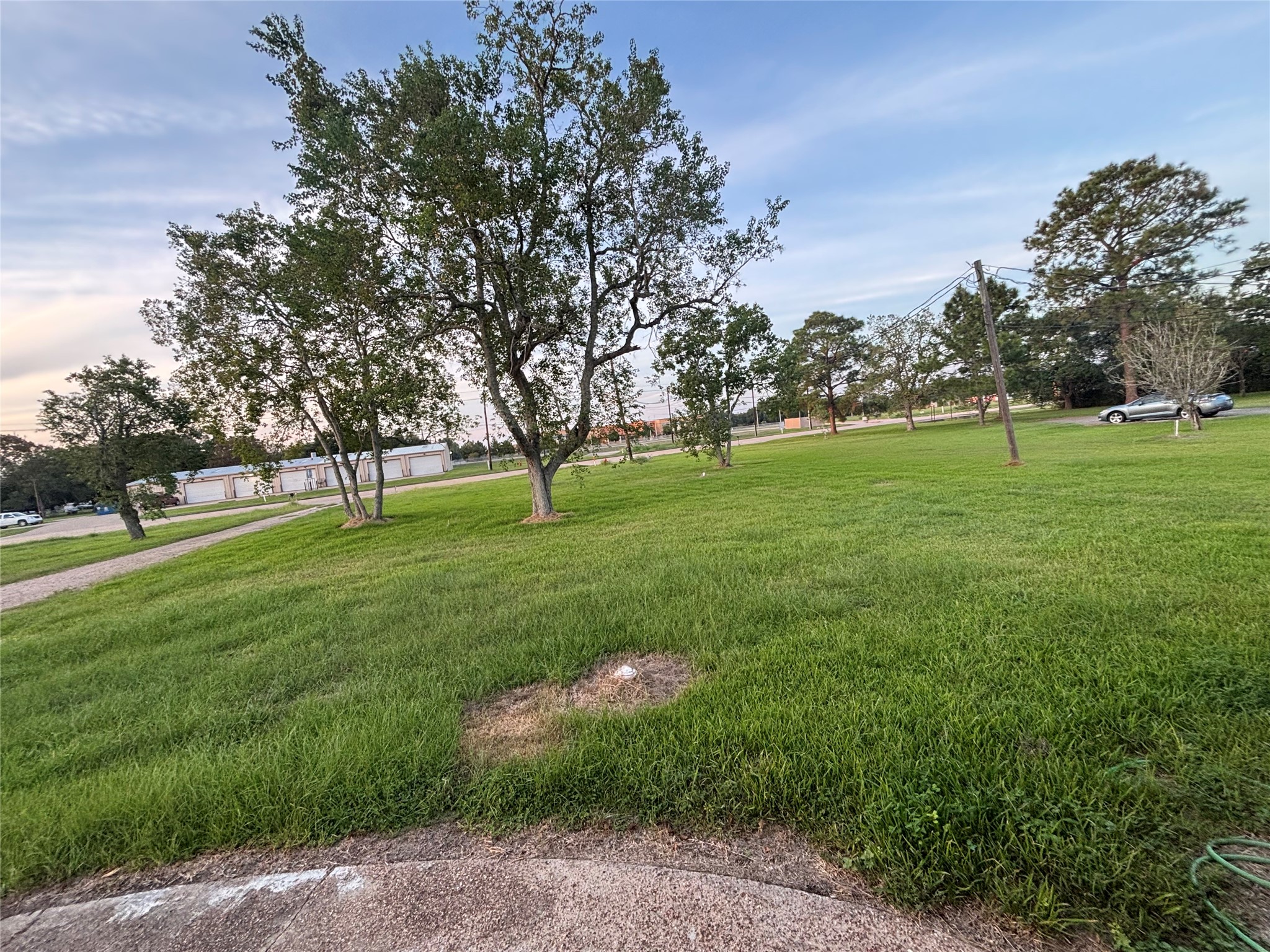 Front yard looking onto FM 1764