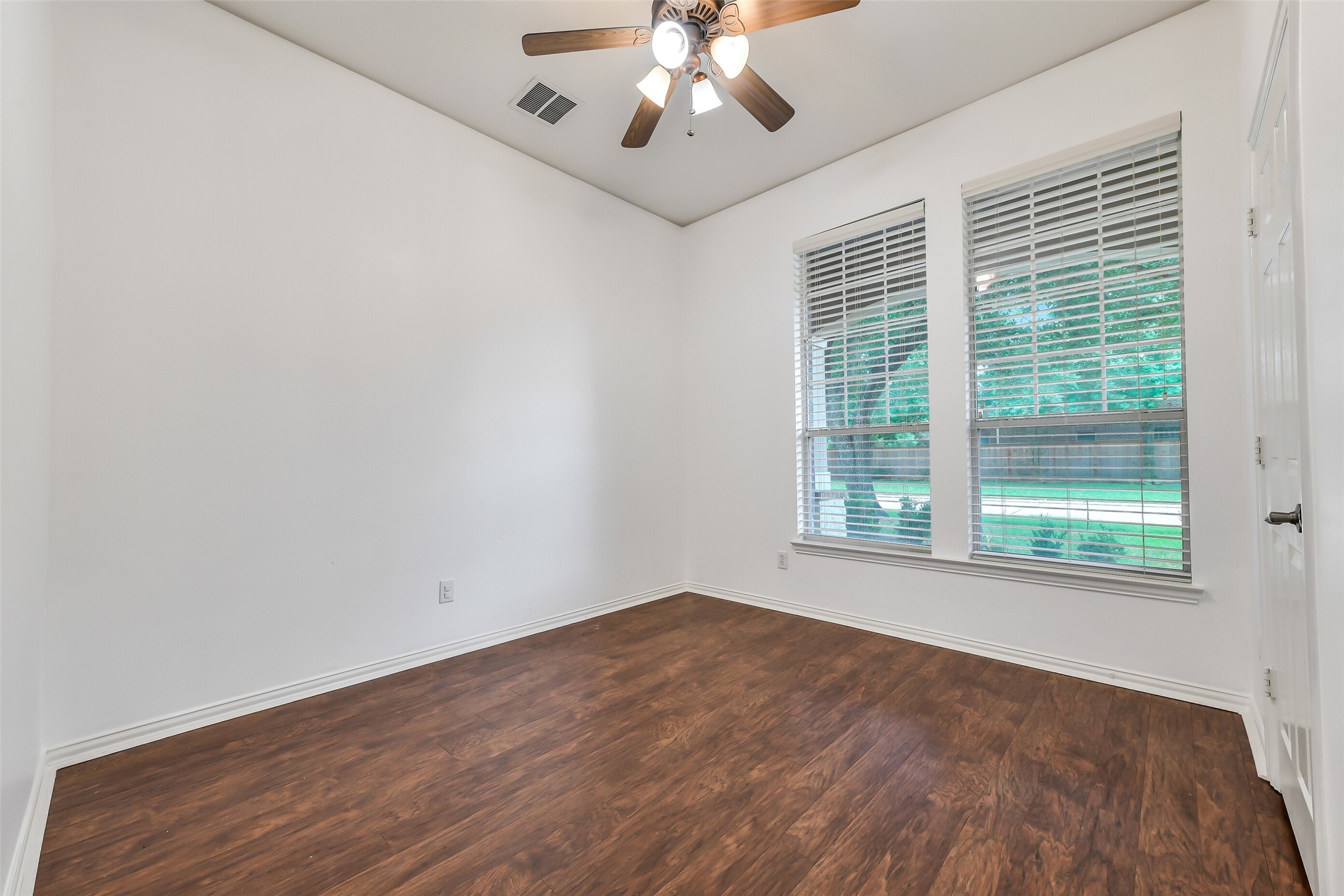 Located on the main level with no steps to deal with, this ideal first-floor bedroom is perfect for visiting parents or guests seeking main-level living