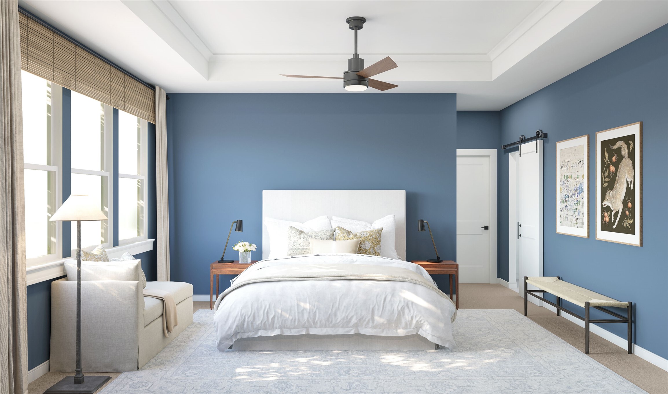 Spacious primary suite (*Artist rendering used for illustration purposes only. Colors/finishes may differ from the ones currently selected in the home.)